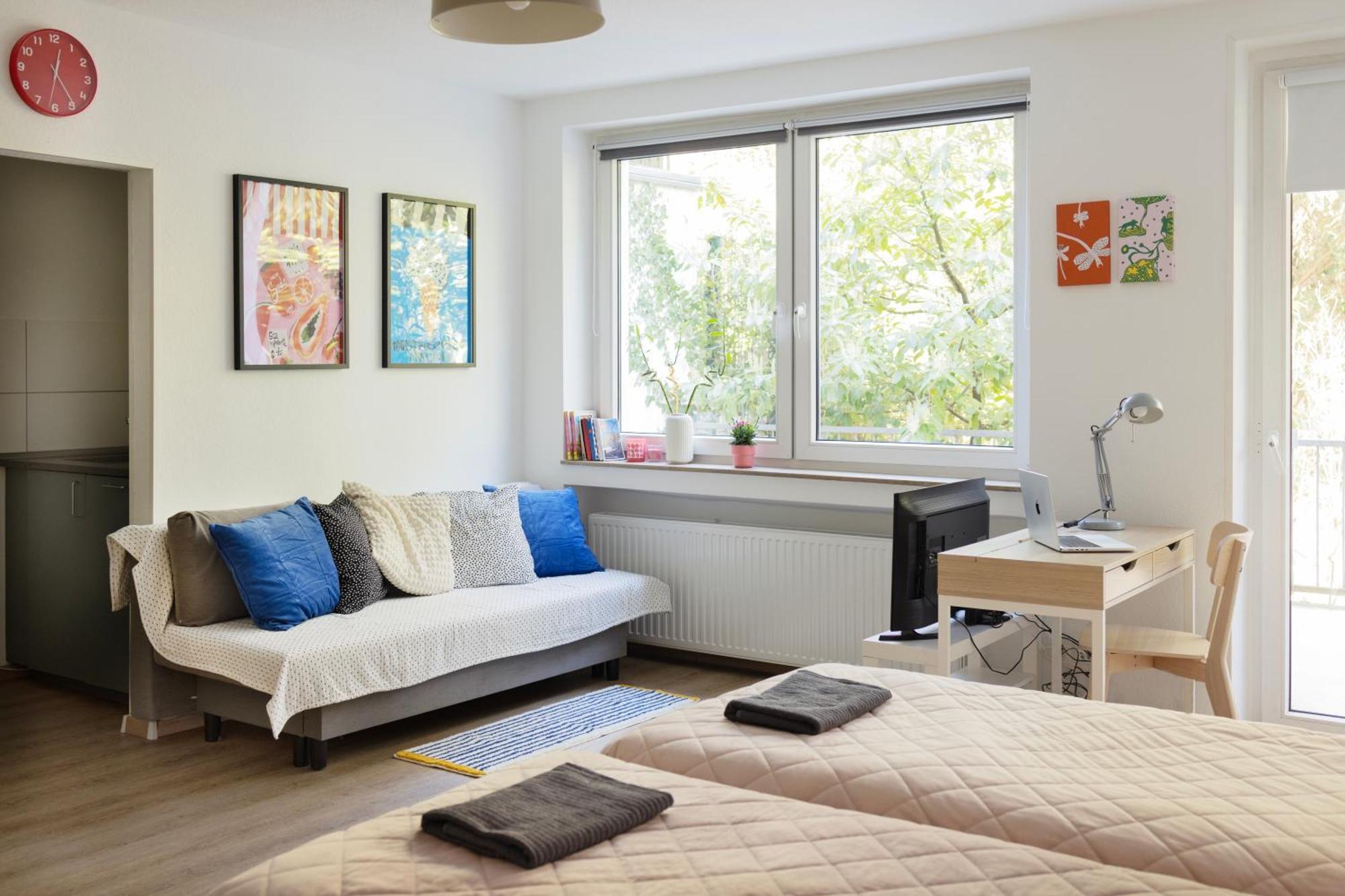 Central Apartment With Terrace And A Free Parking دوسبرغ المظهر الخارجي الصورة