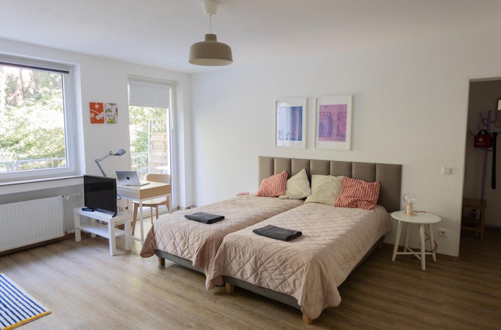 Central Apartment With Terrace And A Free Parking دوسبرغ المظهر الخارجي الصورة