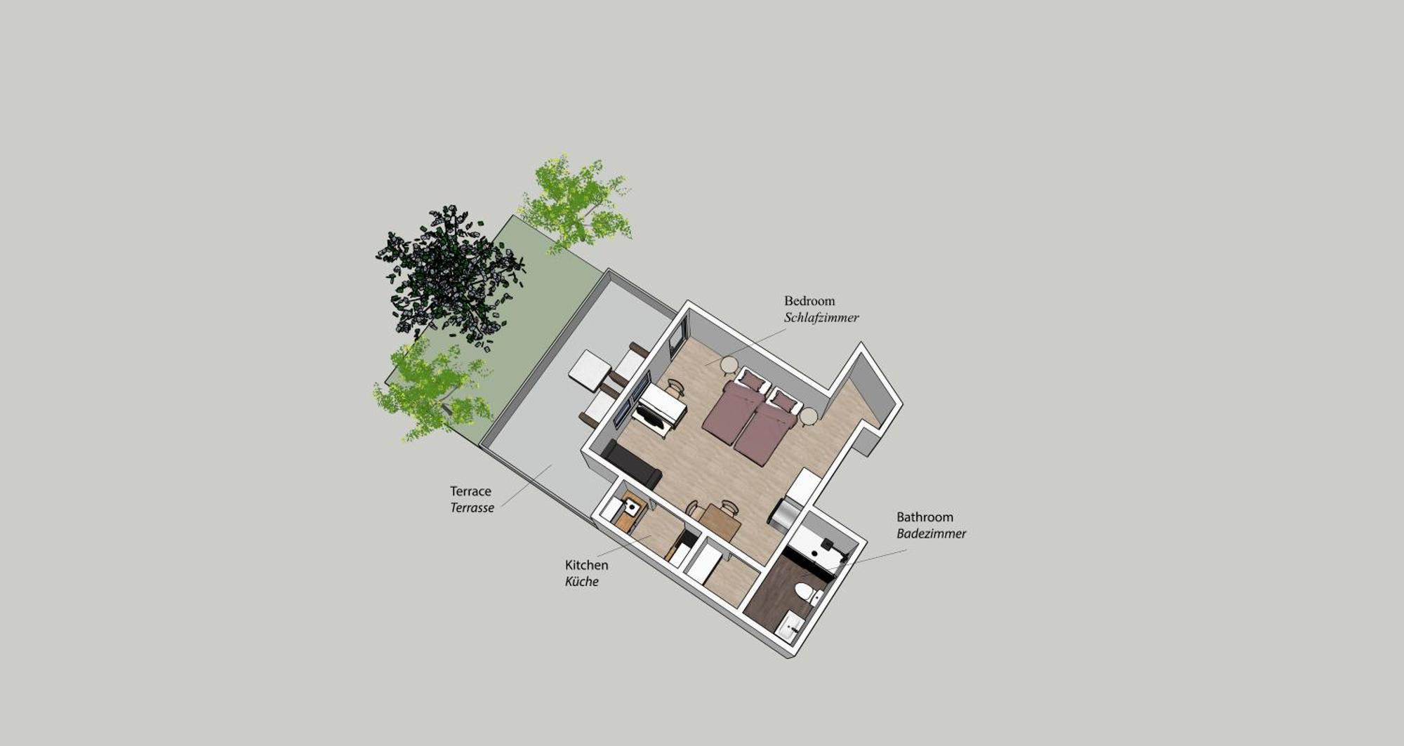 Central Apartment With Terrace And A Free Parking دوسبرغ المظهر الخارجي الصورة